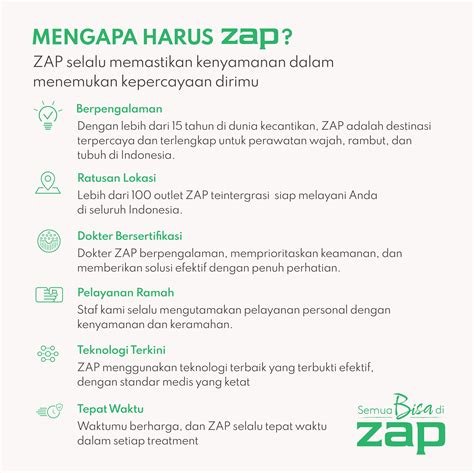 10 Perawatan ZAP Terbaik and Harganya yang Bikin Kantong Gak Bolong! 10 Perawatan ZAP Terbaik and Harganya yang Bikin Kantong Gak Bolong!